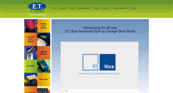Desktop Screenshot of et.co.za